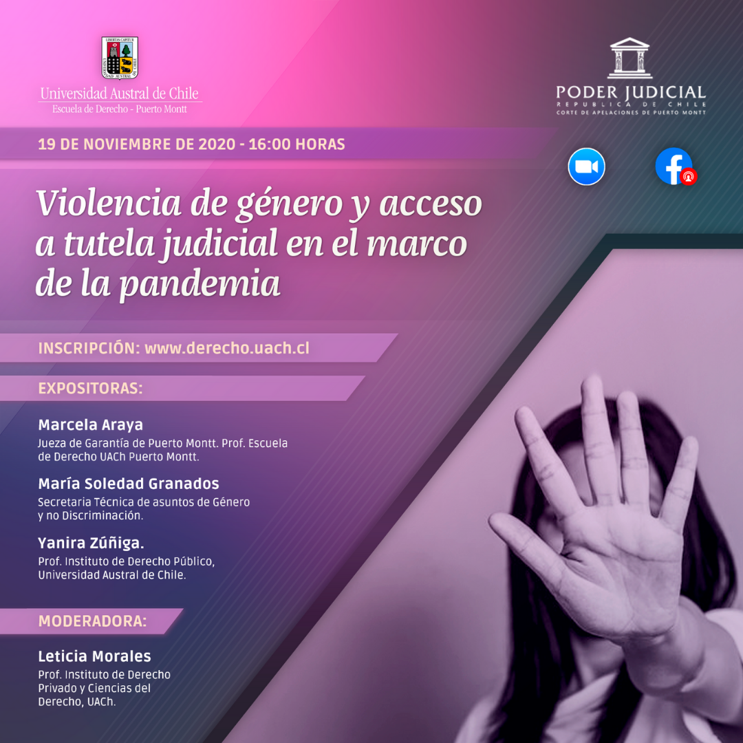 Corte De Pto Montt Y Derecho Uach Invitan A Seminario Violencia De Género Y Acceso A Tutela 8275