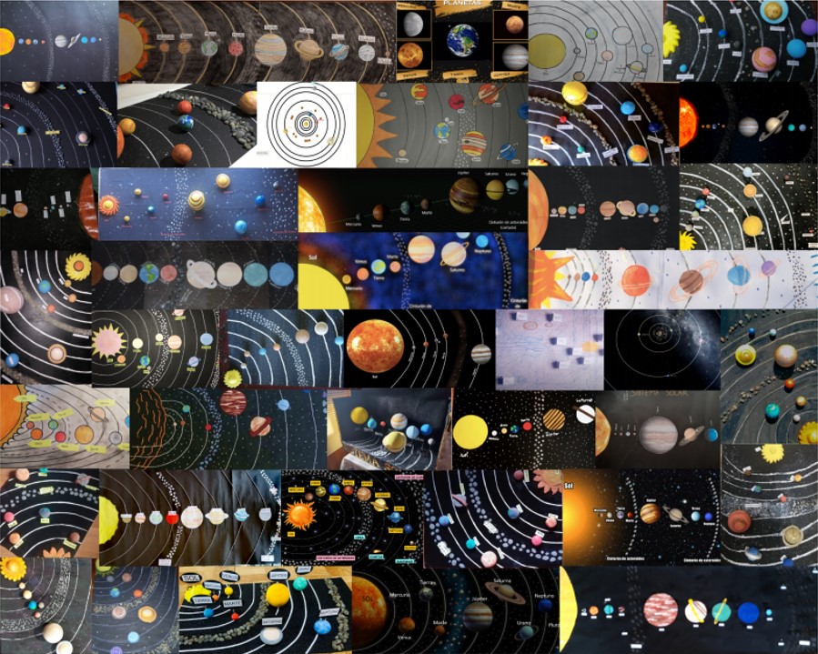 Elaboración de maqueta del Sistema Solar