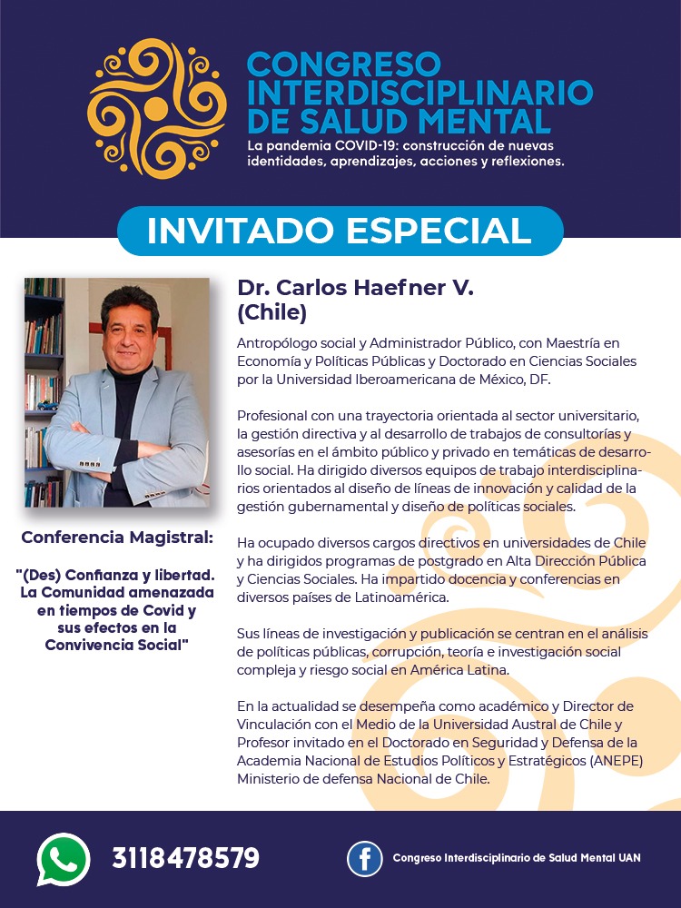 UACh En Congreso Interdisciplinario De Salud Mental: La Pandemia COVID ...