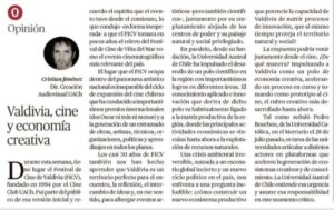 Columna publicada en El Diario Austral Región de Los Ríos. 