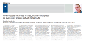 Columna fue publicada en Ediciones Especiales de El Mercurio. 