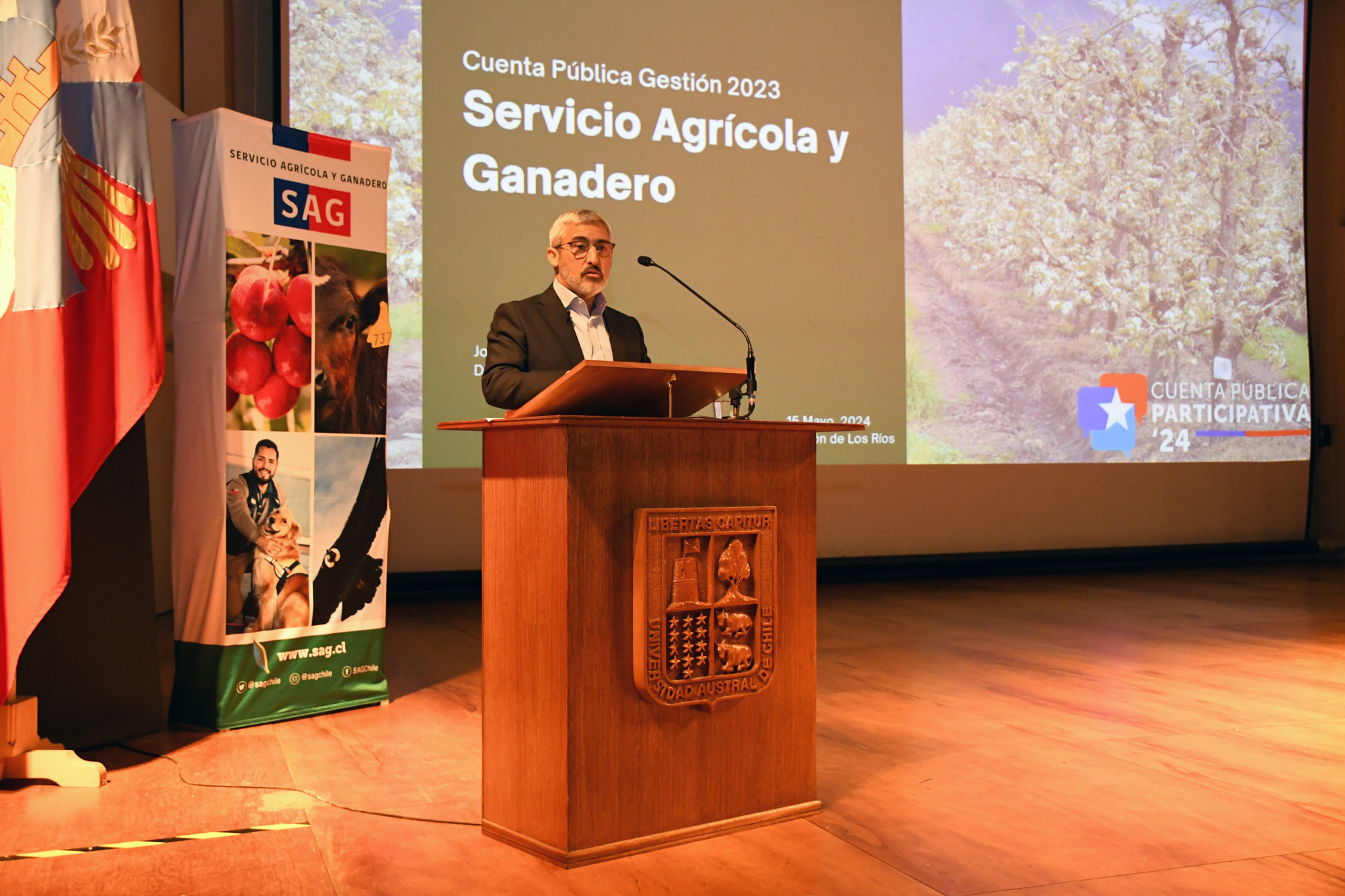 SAG presentó su cuenta pública en la Universidad Austral de Chile