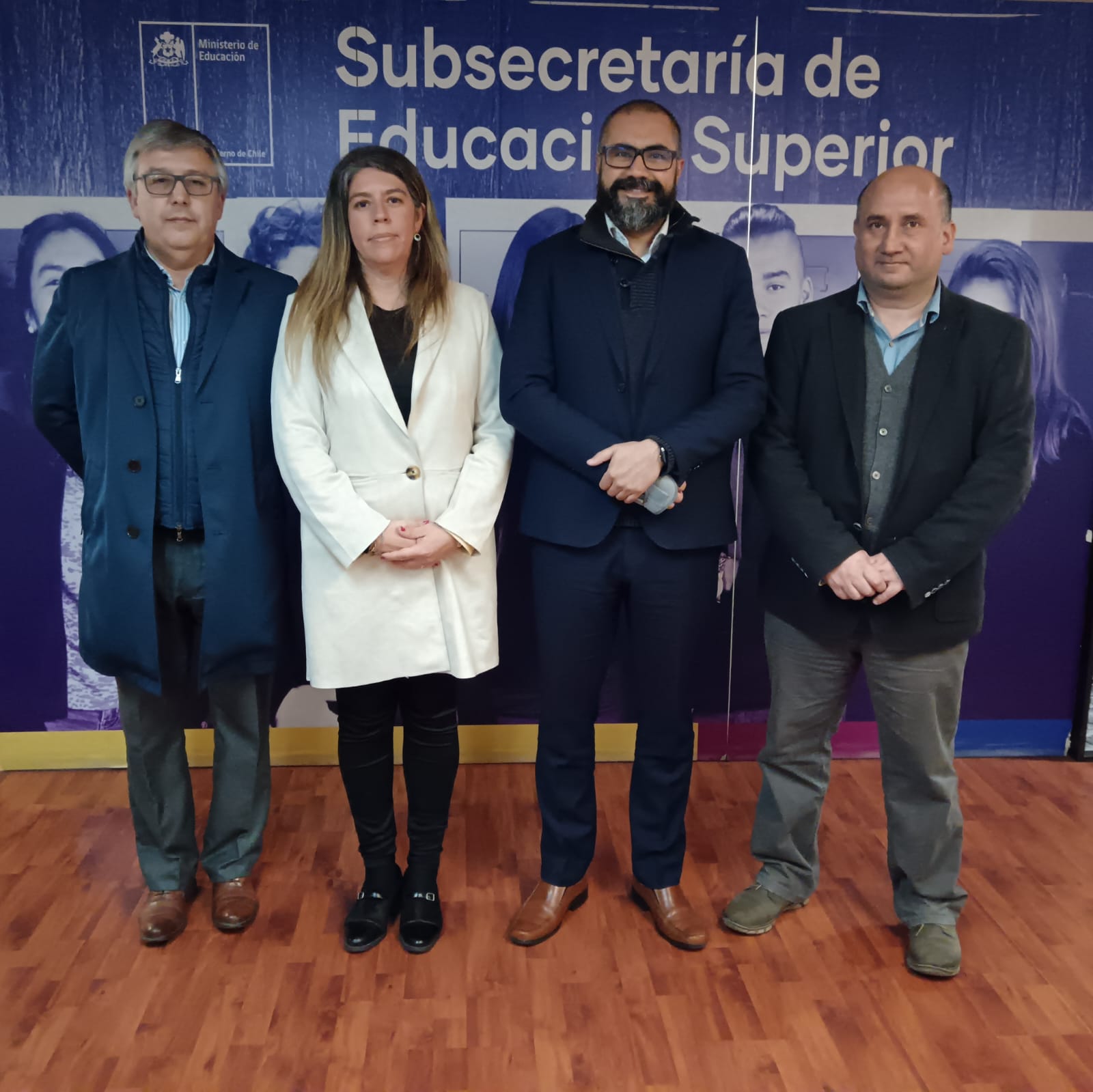 En reunión con el Subsecretario Orellana